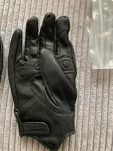 Guantes de motocicleta unisex de cuero y carbón para invierno, guantes de moto para hombre y mujer, para motocross, ATV