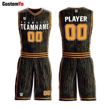 

M-W Sports Latest Design Custom Made Full Sublimation Printing Black Basketball Jersey