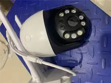 Cámara IP de seguridad para exteriores, dispositivo de vigilancia con seguimiento automático, WIFI, 1080P, HD, PTZ, alarma humana, domo de velocidad, Audio bidireccional, H.265