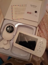 KERUI-Monitor de bebé con pantalla de 4,3 pulgadas, cámara de vídeo niñera con cámara de seguridad, Monitor de temperatura Babyfoon, visión nocturna