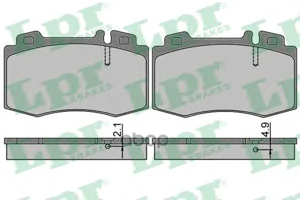 Колодки Тормозные Mercedes C209/W203/W211/W220/R171/R230 Передние Lpr 05p849 Lpr арт. 05P849