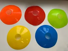Disc-Cone-Set Plastic-Stand-Holder Game-Disc Football-Ball Soccer Training-Space Agility