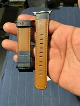 Correa de cuero de vaca Retro para Apple watch banda 44mm 40mm iWatch banda 42mm 38mm reloj pulsera Apple watch 5 4 3 21 38/42 44mm