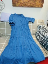 Elegant Dress Casual Robe Vestidos Party VONDA Bohemian Vintage Plus-Size Beach Women's Summer