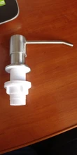 Dispensador de jabón para encimera de fregadero, botella de jabón líquido de cocina de acero inoxidable cepillado, prensa manual, organizador, 300ml