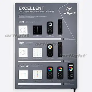 028852 Стенд Системы Управления Excellent Arlight 830x600mm(DB 3мм, пленка, лого) ARLIGHT