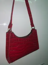 Bolso de mano pequeño de piel sintética con estampado de cocodrilo para mujer, bolso de hombro femenino, a la moda, informal, Retro