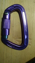 Hammock Carabiner Rappelling Twist-Locking Heavy-Duty Outdoor Climbing D-Shape-Buckle