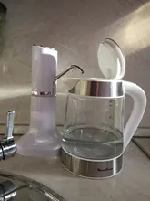 Pump Water-Dispenser Usb-Charging Smart-Drinking-Bottle Portable Automatic Household