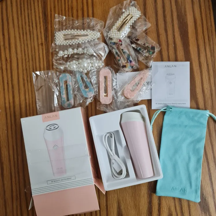 Отзыв о товаре ANLAN rf лифтинг аппарат массажер для лица микротоки для лица рф лифтинг аппарат RF Устройство для красоты RF лифтинг для лица радиочастотная мезотерапия для лица омоложение кожи лифтинг укрепляющее удаление морщин от пользователя E***h