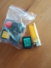 Power-Switch-I/O KCD4 with Latching Light-16a 250VAC 20a/125vac/Kcd4 5pcs 4-Pins