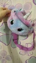 Riñonera con diseño de unicornio para mujer, Cangurera de felpa con diseño de dibujos animados, para teléfono bolso de viaje, monedero, 2021