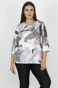 

Sans Textile Women 'S Colored Cotton Fabric Blouse 65 N15580