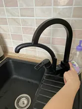 Tap Faucet-Space Kitchen-Sink Water-Mixer FRAP Hot-And-Cold-Water Rotation Aluminum YF40010