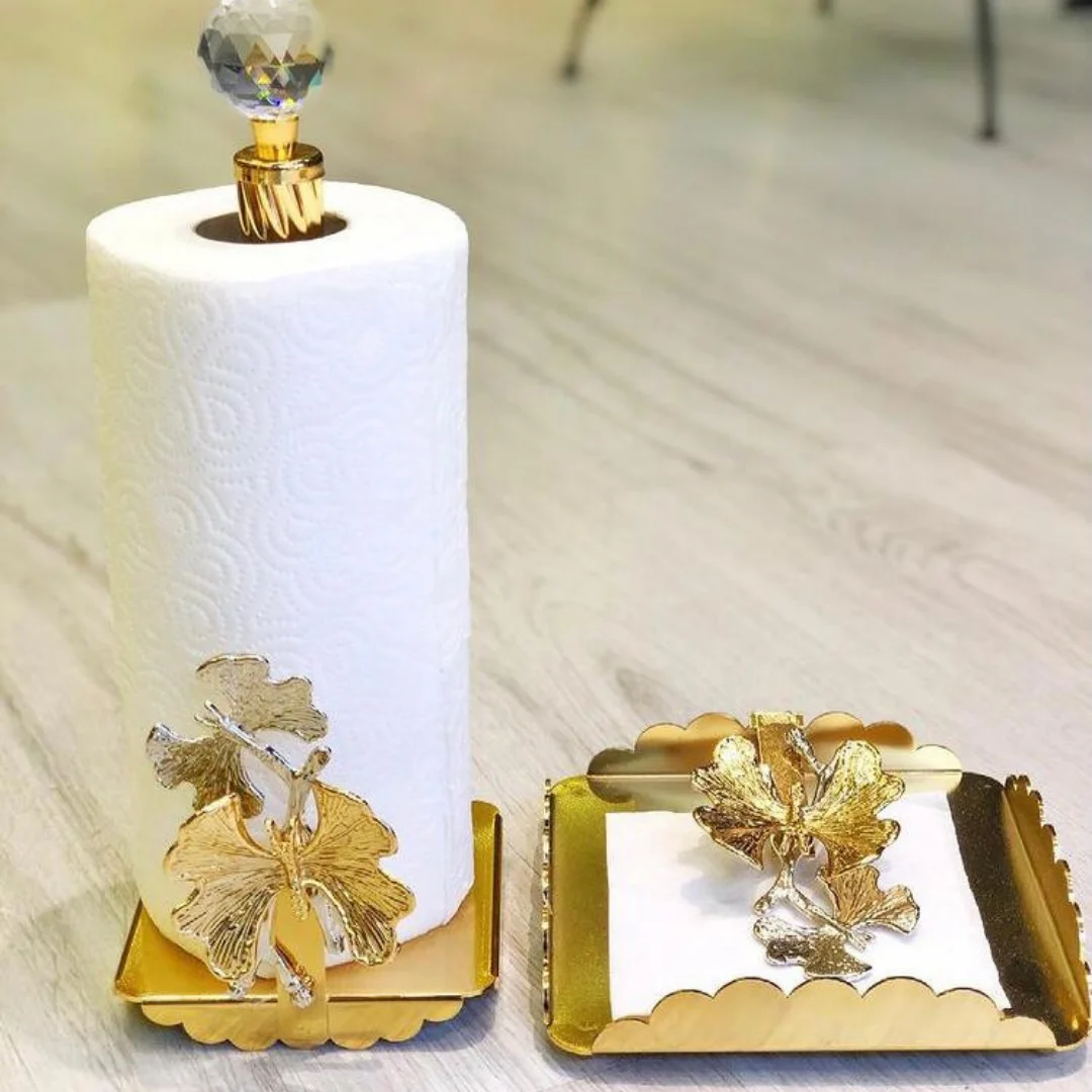 Elegant Bathroom Kitchen Toilet Accessories Paper Towel Holder Bathroom ...
