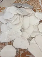 Almohadillas desechables de algodón para el sudor almohadillas axila bajo el brazo para el sudor, para vestido, protección contra el sudor, 100 Uds. (50 pares)