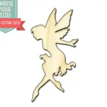 Сказочное дерево вырезанное-на заказ Выберите свой размер-лазерная резка деревянное Искусство ремесло поставки Настенный декор свадебный детский DCS0169