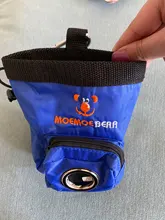 Bolsa de entrenamiento para perros al aire libre, riñonera portátil para alimentación, aperitivos, premios, cachorro, gato, mascota, azul/marrón