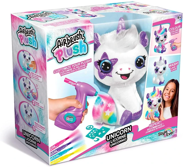 Style 4 Ever Airbrush Plush Unicorn To Paint-toys Channel Ofg228 - Stuffed  & Plush Animals - AliExpress