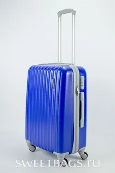 

Suitcase medium ABS KK (vert stripes) bright blue SF