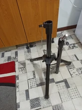 Alileader-soporte para pelucas, trípode para peluca con cabeza de bloque de lienzo, ajustable, kit para hacer peluca, TPins, regalo, 125Cm/60Cm