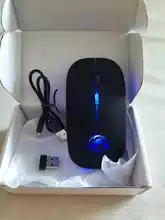 Wireless Mouse Bluetooth RGB Mouse Rechargeable Computer Mause Silent Ergonomic LED Mice