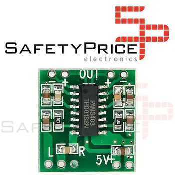 

PAM8403 2X3W MINI Dual Channel Audio Stereo Digital Amplifier