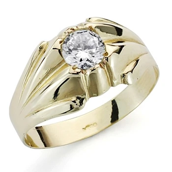 

Solitaire 9k gold cadet cubic zirconia [7210]