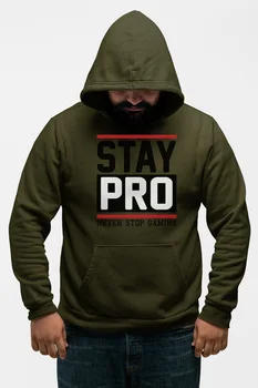 

Angemiel Wear Stay Pro Green Men 'S Hooded Sweatshirt