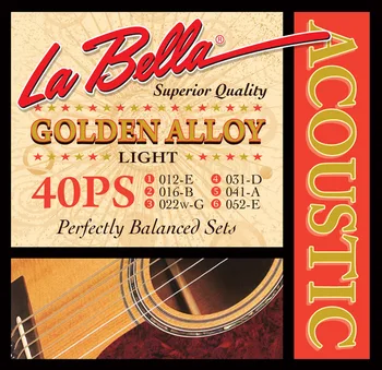 

40PS string kit for acoustic guitar 12-52 La Bella