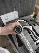 Quyanre-grúa filtrada para cocina, grifo con filtro de agua de rotación 360, mezclador de fregadero de tres vías, color negro mate