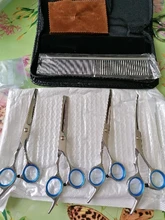 Pet-Scissors Hairdressing-Tools Pet-Grooming Dogs Stainless-Steel for And Cats-Shearing-Set