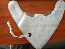 Toalla triangular de algodón puro para bebé, Babero con cadena de doble cubierta gruesa de absorción de agua, bufanda de moda para recién nacidos