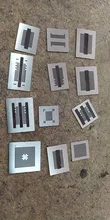 Plantilla de retrabajo de calor, herramienta Universal de plantilla + ESTACIÓN DE BGA Reballing Kit, BGA, 12 Uds.