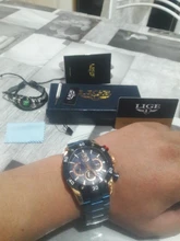 LIGE-reloj analógico de cuarzo para hombre, nuevo accesorio de pulsera resistente al agua con cronógrafo, complemento Masculino deportivo de marca de lujo con diseño moderno disponible en color azul, 2021