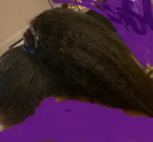 Racily Hair-coletero brasileño Afro rizado, cola de caballo recta, Remy, envoltura con cordón, extensiones de cabello humano ombré