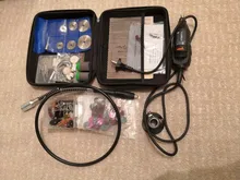 Dremel-minitaladro eléctrico, grabador, herramienta rotativa, pulidora, 180W, herramienta eléctrica, pluma de grabado de velocidad Variable con accesorios