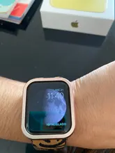 Funda de alta cubierta de calidad para Apple Watch, banda de 42mm, 38mm, 40mm y 44mm para iwatch se 6 5 4 3 2 1, funda protectora de marco de metal