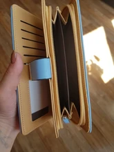 Cartera larga de piel sintética para mujer, bolso dorado con hojas ahuecadas, monedero, tarjetero