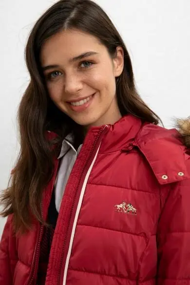 U.S. POLO ASSN. Бордо Стандартный пальто
