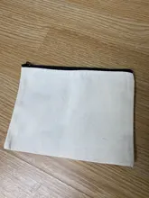 Bolsas de lona para cosméticos en blanco con cremallera, bolsas de lápices artesanales en blanco, estuche de lápices, carcasa para monedas, bolsa de lona personalizada, 10 Uds.