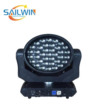 

China Circle effect RGBW 4in1 37x15w Led Moving Head Beam Zoom Wash Light for dj disco stage party