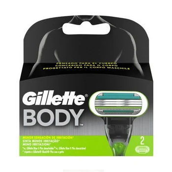 

Replacement razorblade Body Gillette (2 uds)