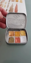 Juego de pigmento de acuarela hecho a mano, Perla metálica, pintura profesional dorada para Acuarelas, Pintura Artística, dibujo, color agua