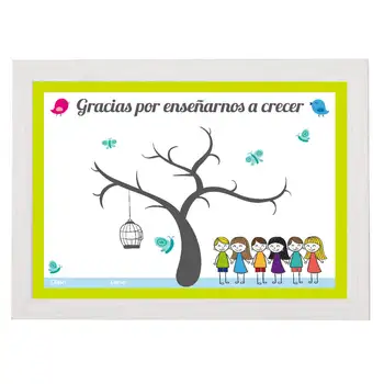 

PICTURE WITH FRAME FOOTPRINTS TEACHER