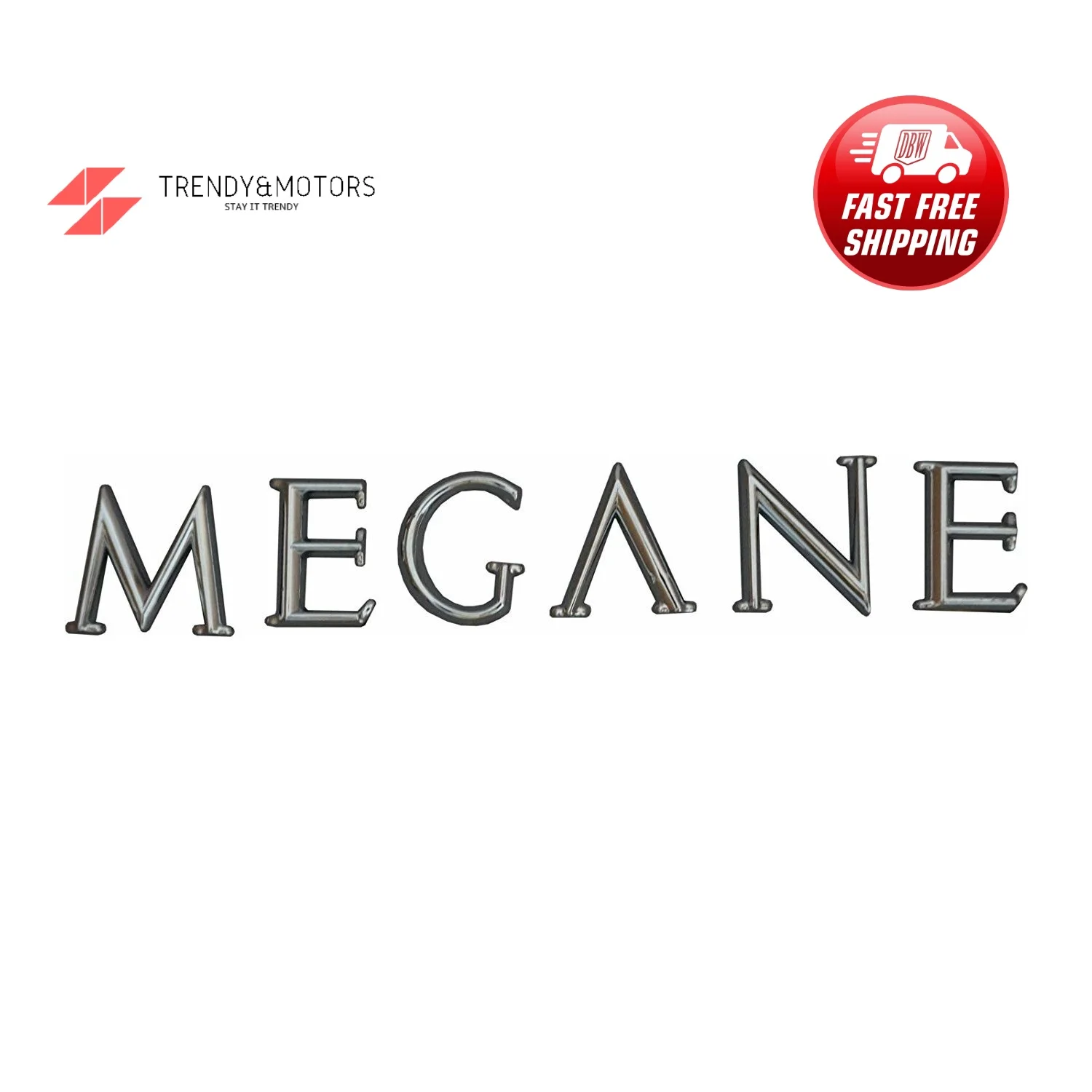 Монограмма с надписью эмблема задней двери знак логотип на багажник для Megane 2