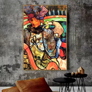 

Toulouse Lautrec Old Famous Master Artist Papa Chrysanthème Circus Painting Poster Print for Room Decoration Wall Artwork