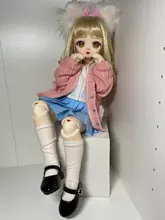 ShugaFairy Naiko-Muñeca articulada de resina BJD para niñas, juguete de cuerpo articulado con cara arriba, cuerpo cuadrático, 1/4