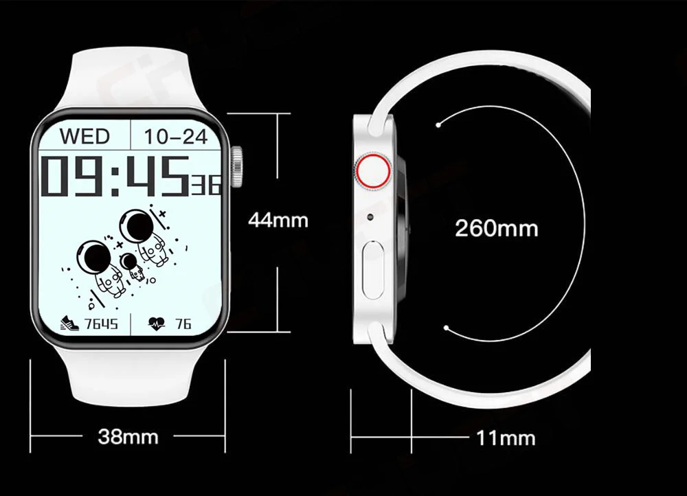 U51c6afac348848dfa9d65e0375e8ebdcP Original IWO Smart Watch Smartwatch Two Button 44 MM Series 7