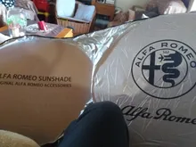 Parabrisas del coche cubierta tipo parasol para Logo de Alfa Romeo patrón 159 de 147 Giulietta Stelvio 4C MITO 156 Anti UV Reflector